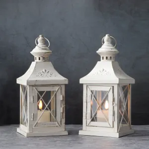 11'' High Decorative Candle Lantern (Set of2)