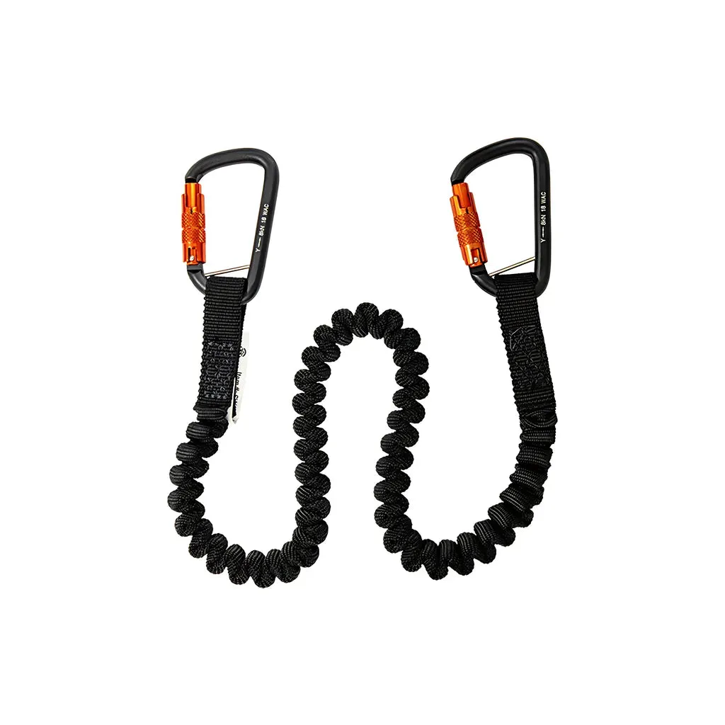 15 lb. Elasticated Tool Tether: 2 Carabiner