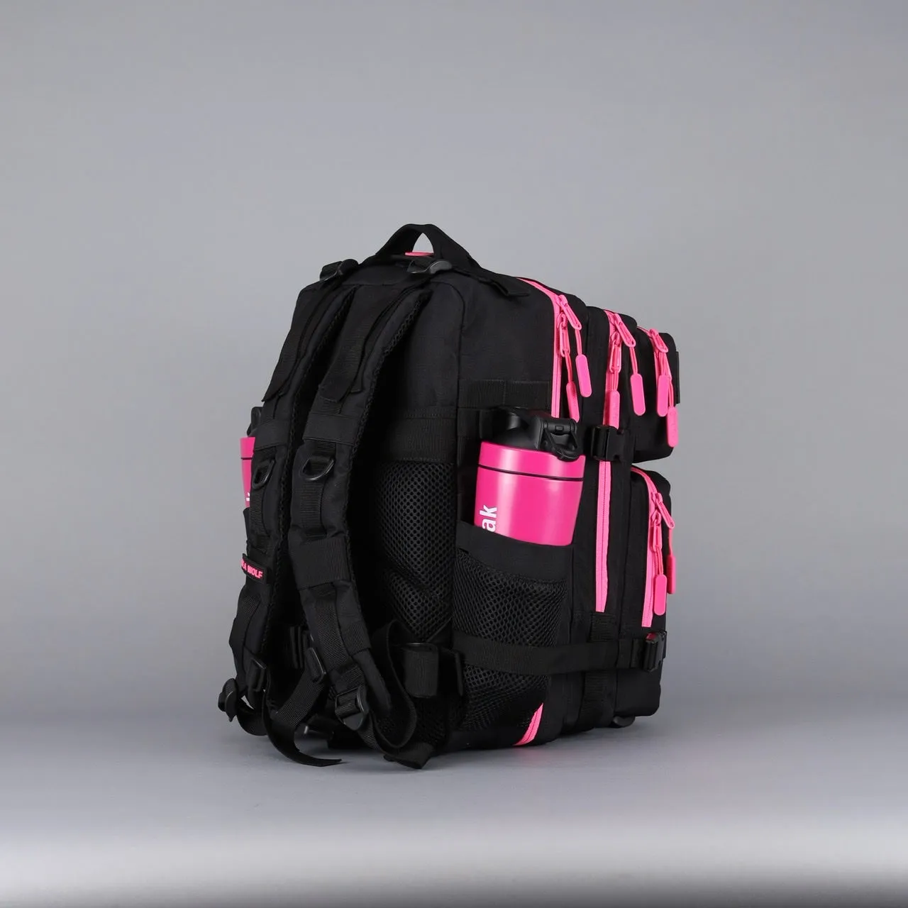 35L Backpack Black Neon Pink