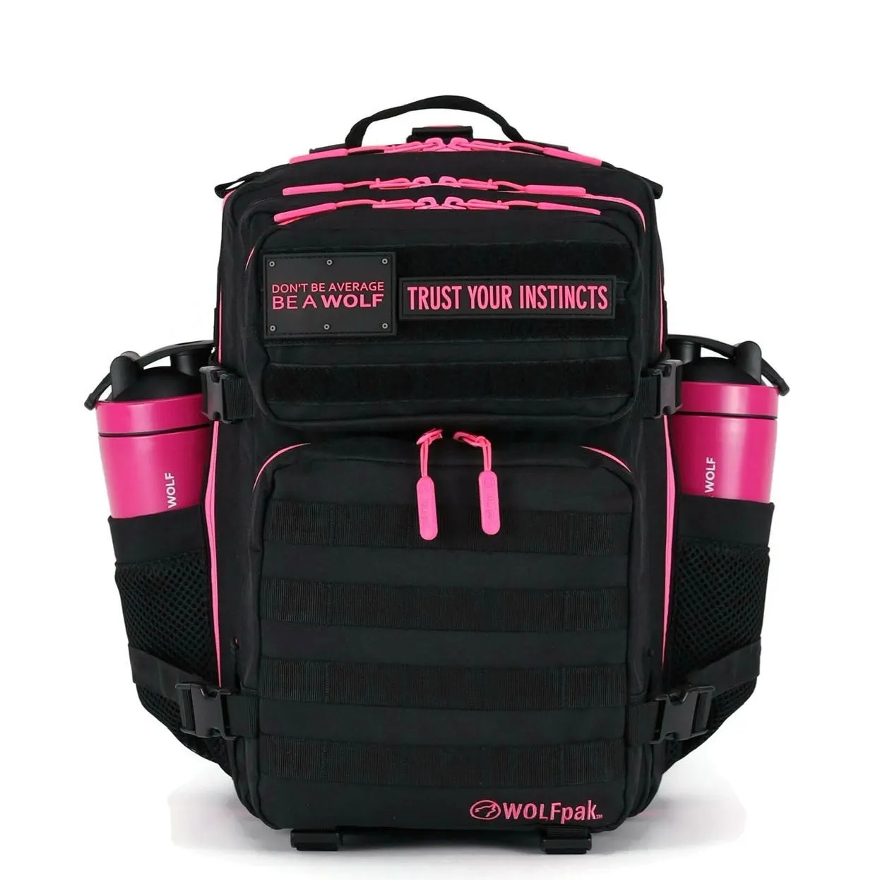 35L Backpack Black Neon Pink