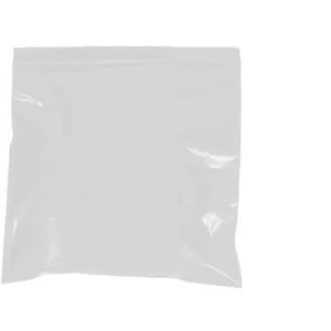 5" x 8" - 2 mil White Reclosable Poly Bags