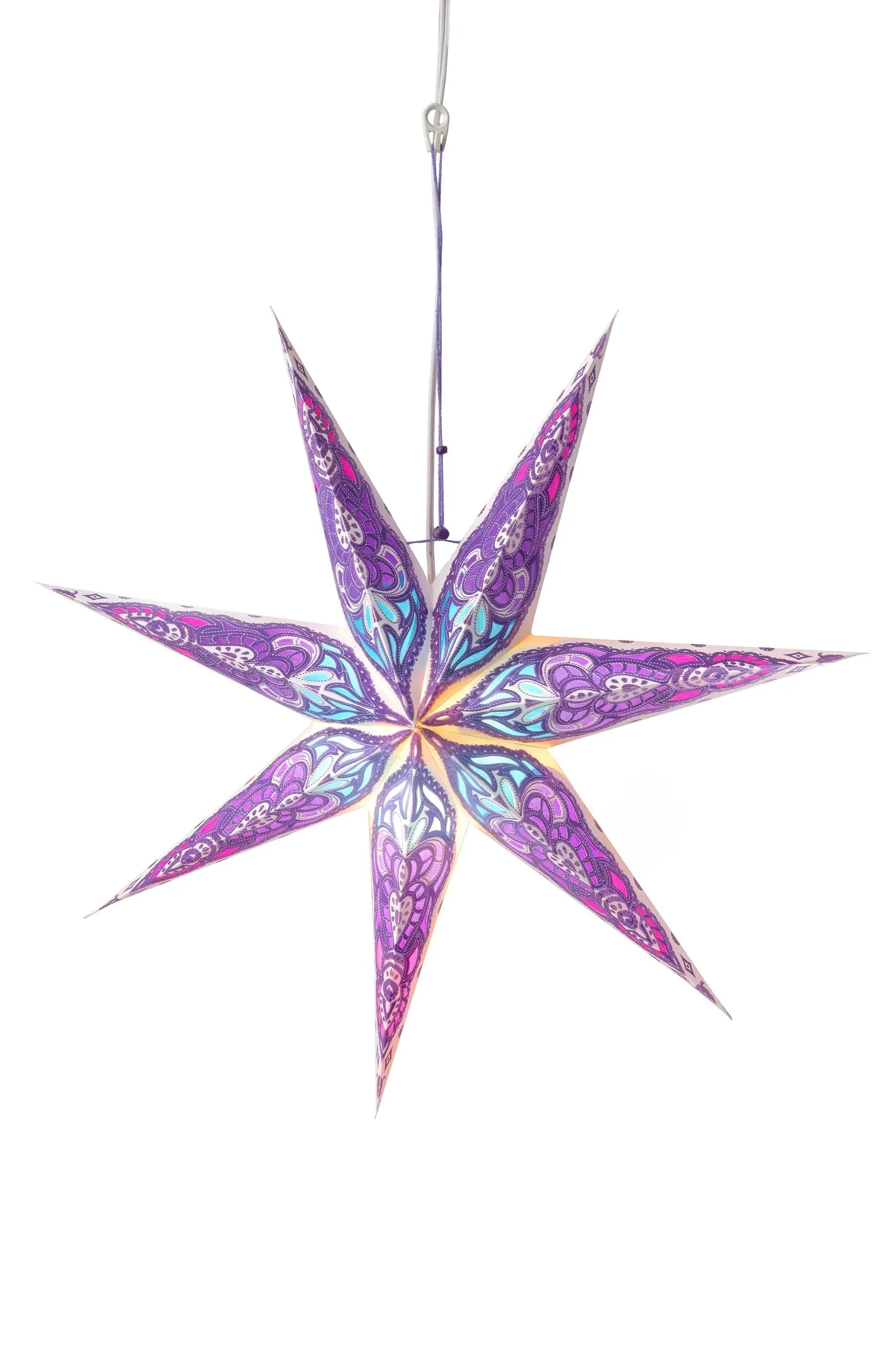 7 Point Paper Star Lantern