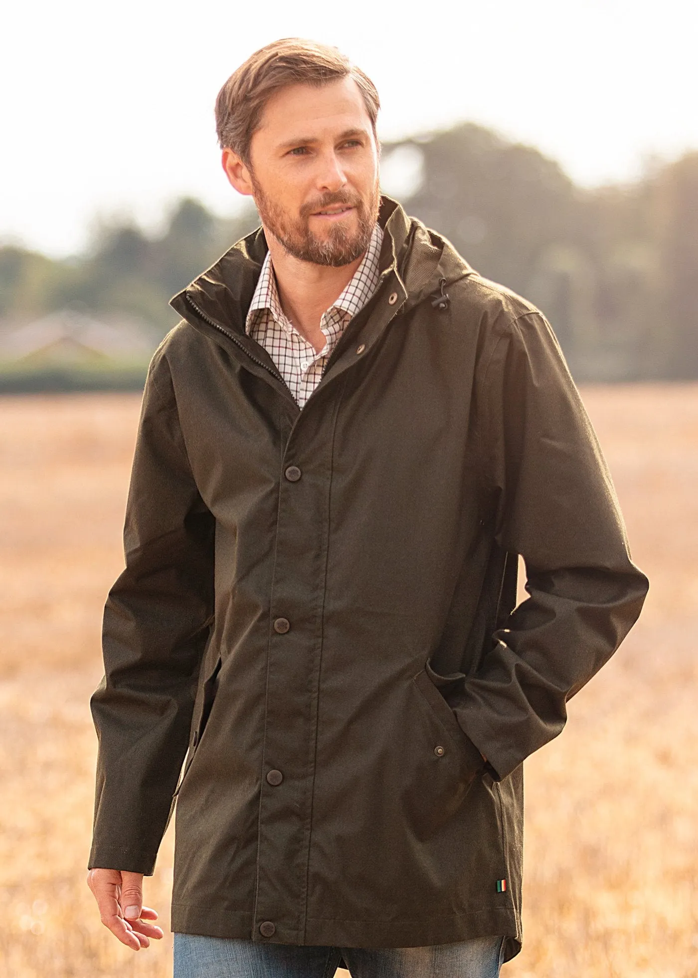 ALAN PAINE Fernley Parka - Mens Waterproof - Woodland