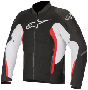 Alpinestars Men’s Viper v2 Air Black, White and Red Textile Jacket