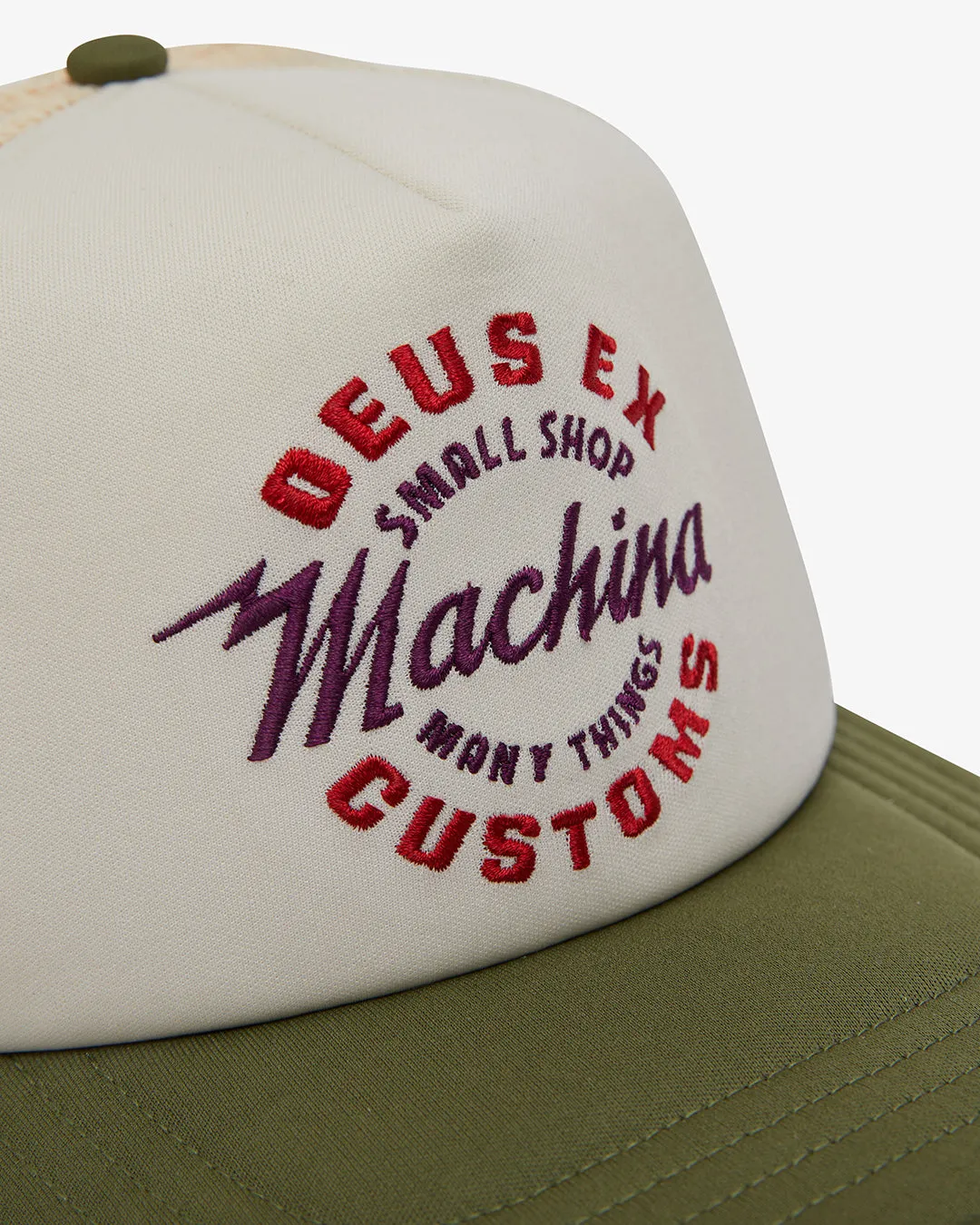 Amped Circle Trucker | Cream | Deus Ex Machina