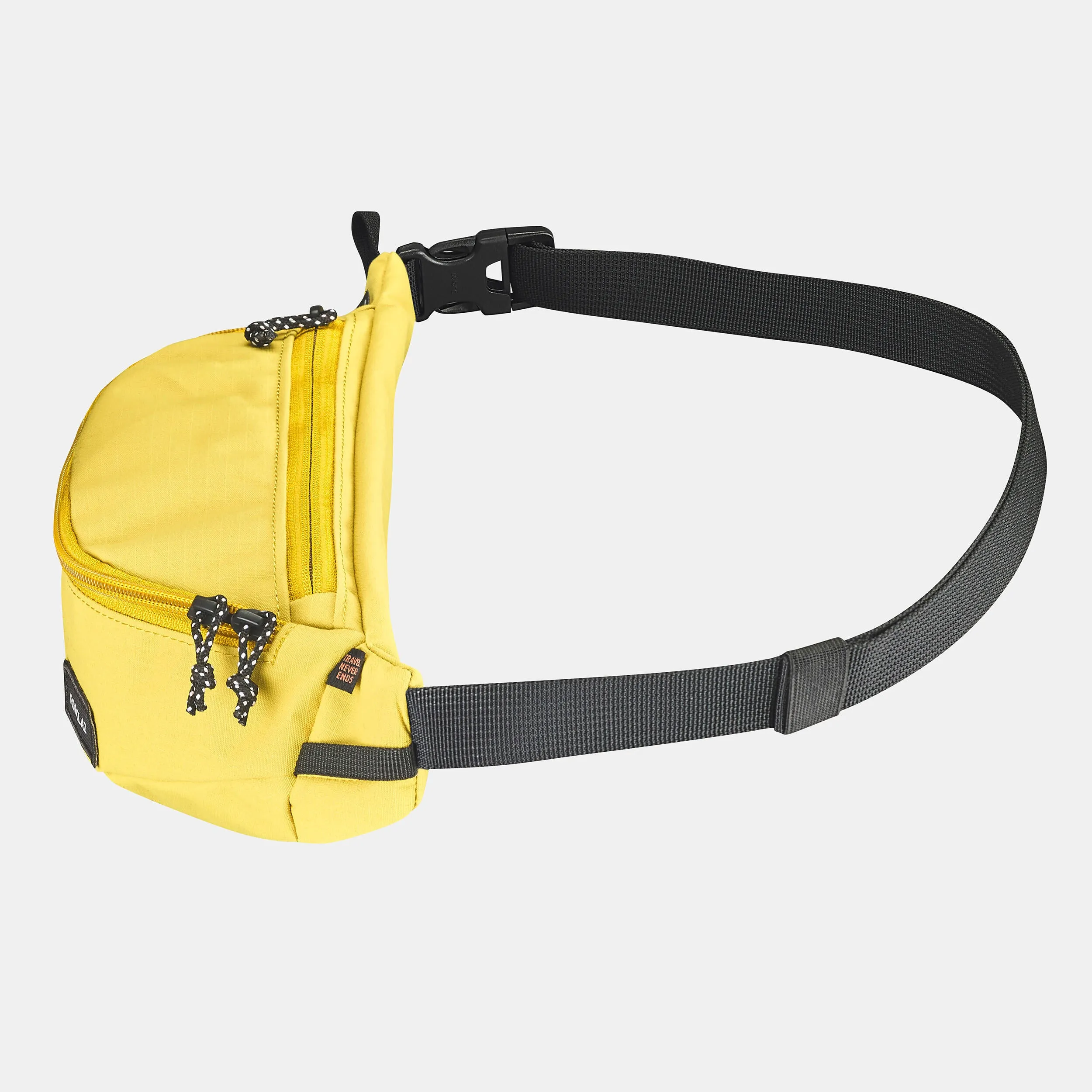 Belt bag Forclaz Travel, yellow