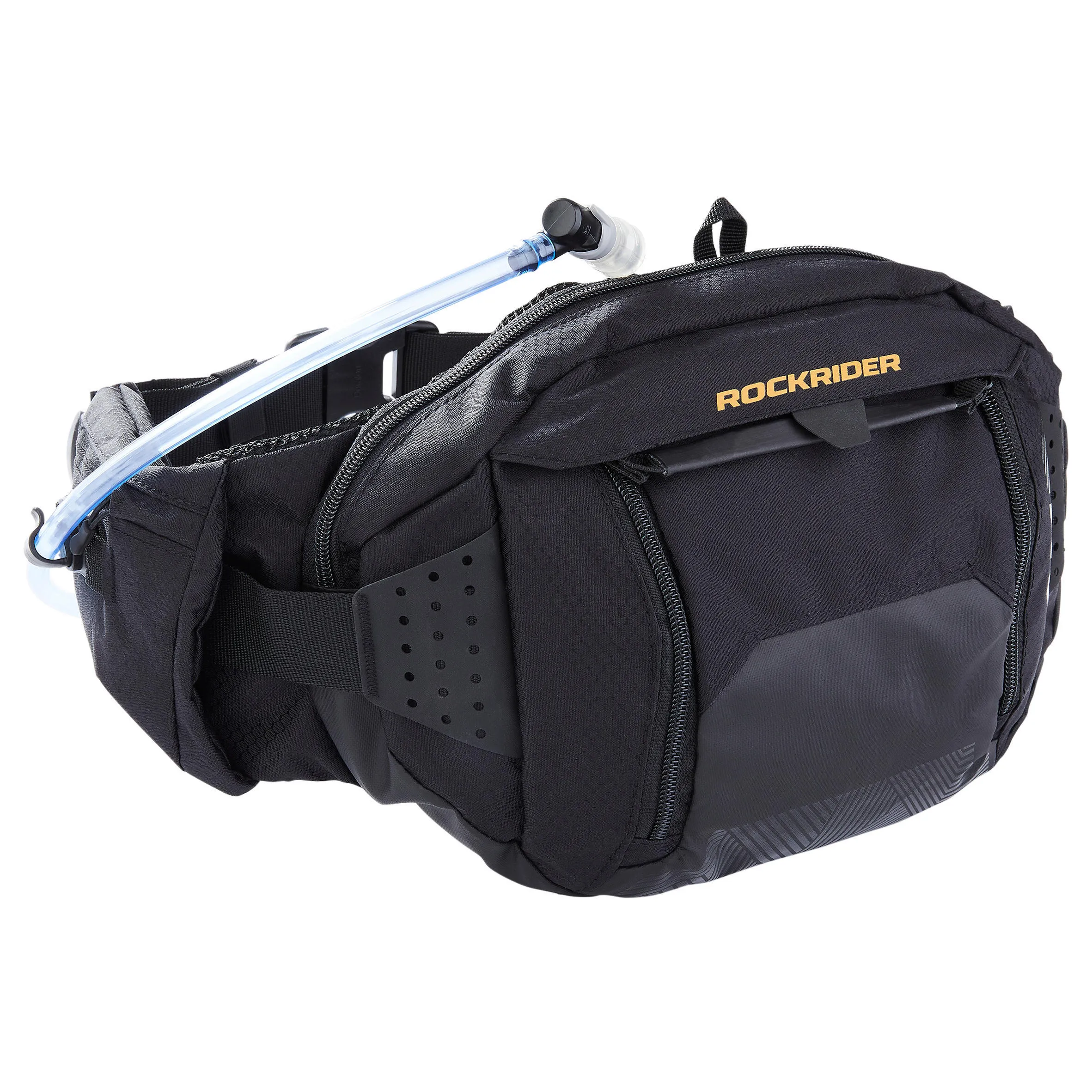 Belt bag with hydration system Rockrider MTB All Mountain, black