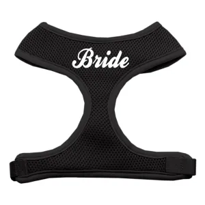 Bride Screen Print Soft Mesh Harness Black Extra Large