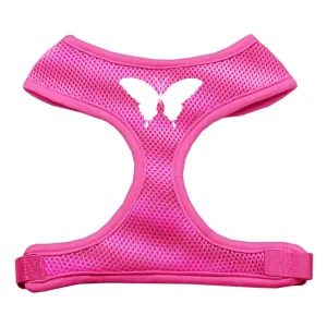 Butterfly Design Soft Mesh Harnesses Pink Medium