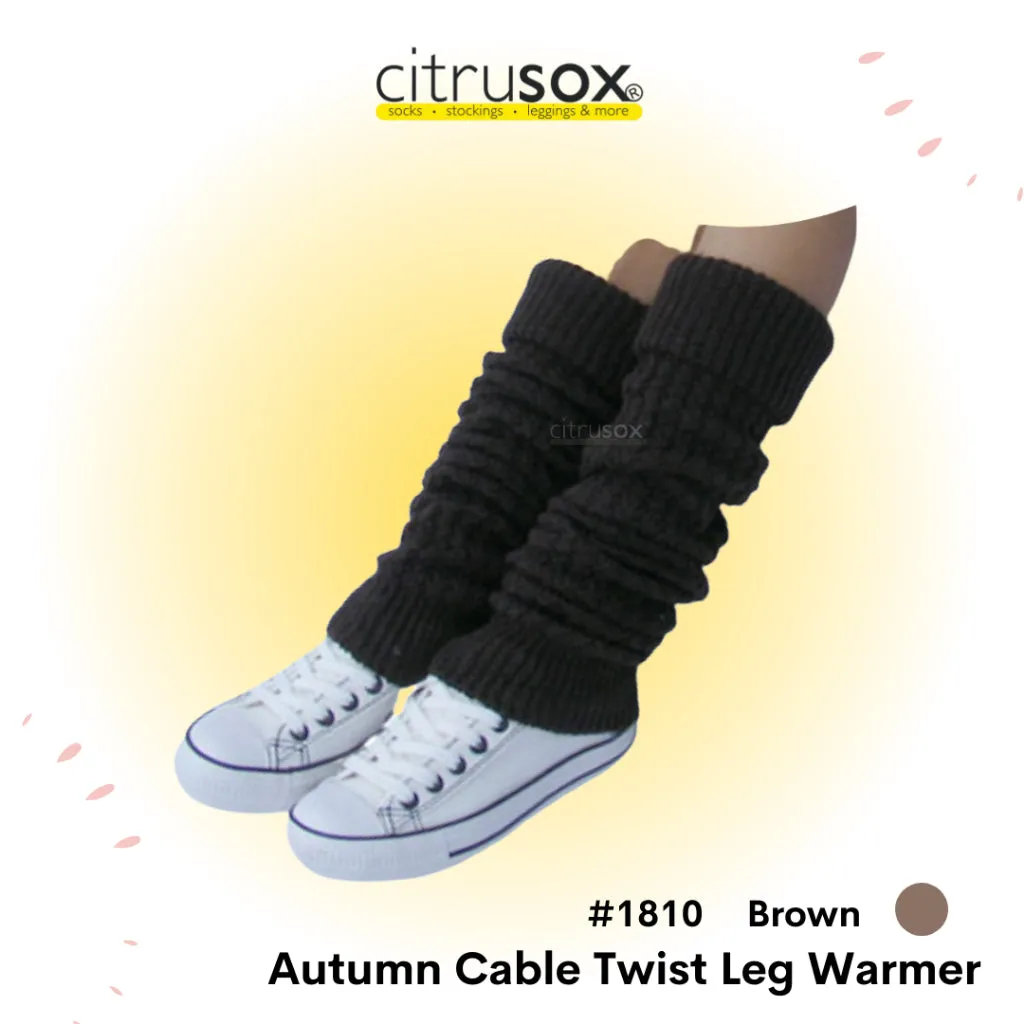 Cable Twist Leg Warmer