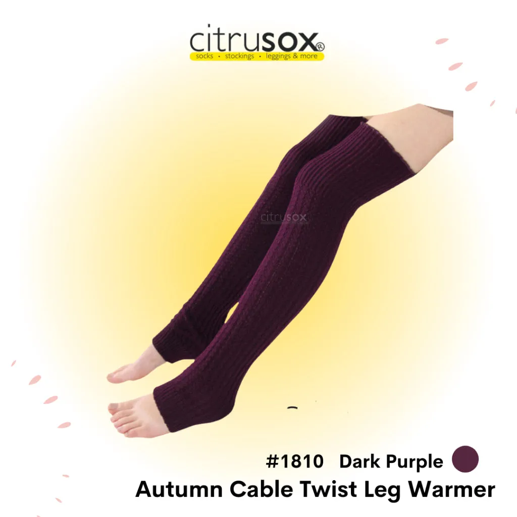 Cable Twist Leg Warmer