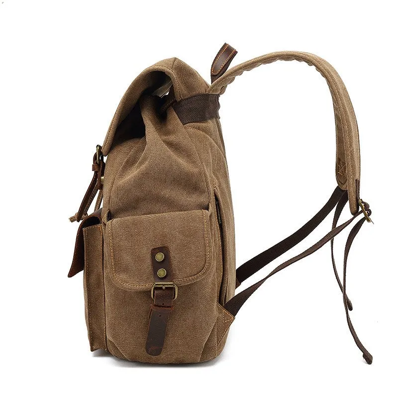 Canvas Backpack Travel Backpack Weekender Backpack