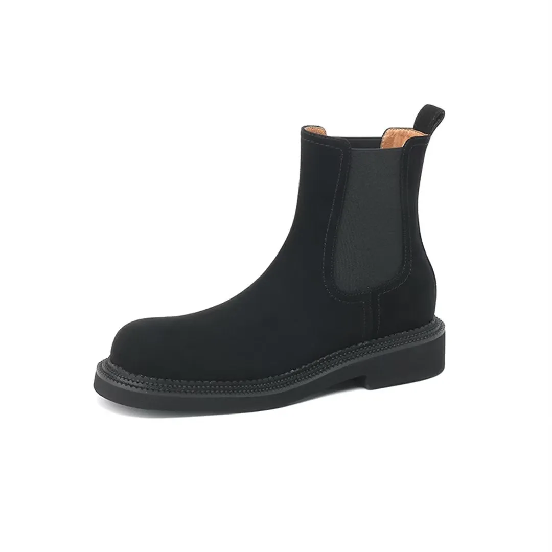 Casual Comfort RoundToe Ankle Boots