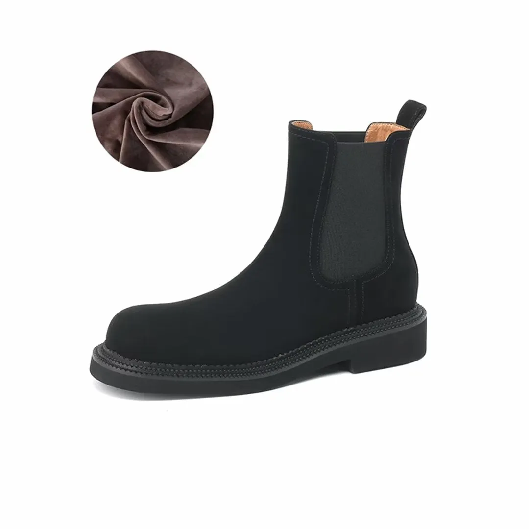 Casual Comfort RoundToe Ankle Boots