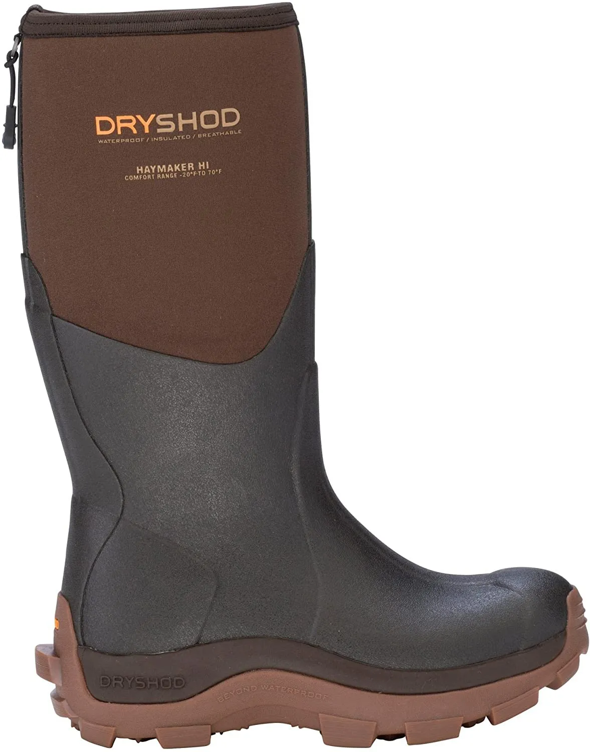 Dryshod Haymaker Hi Women's Farm Boots, Brown/Peanut