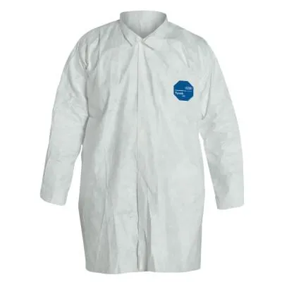 DuPont™ Tyvek Lab Coats No Pockets, 2X-Large, Tyvek, TY210S-2XL