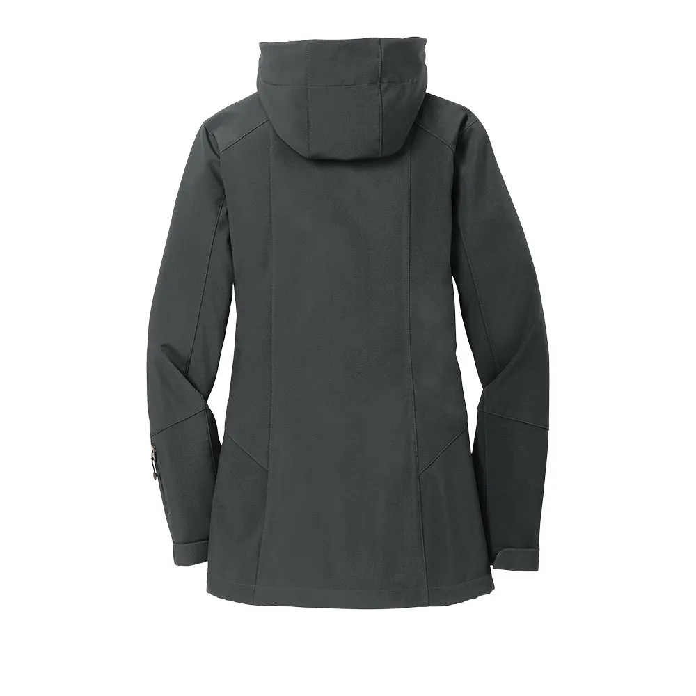 Eddie Bauer® Women's Hooded Soft Shell Parka - Grey Steel