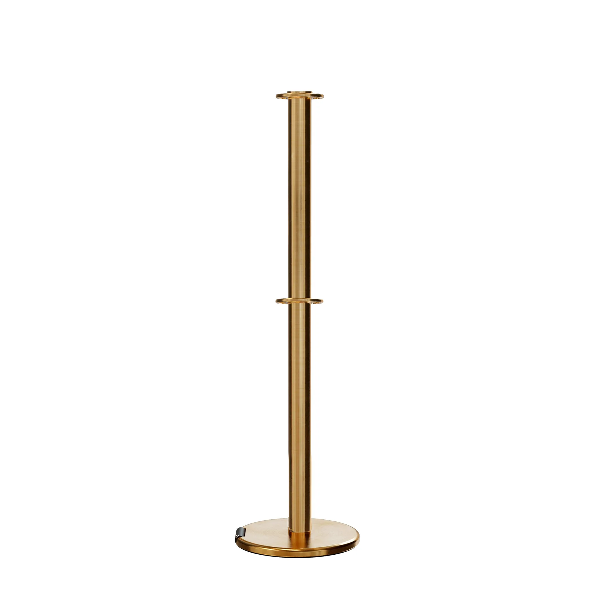 Flat Top Dual Rope Stanchion with Roller Base - Montour Line CELineD