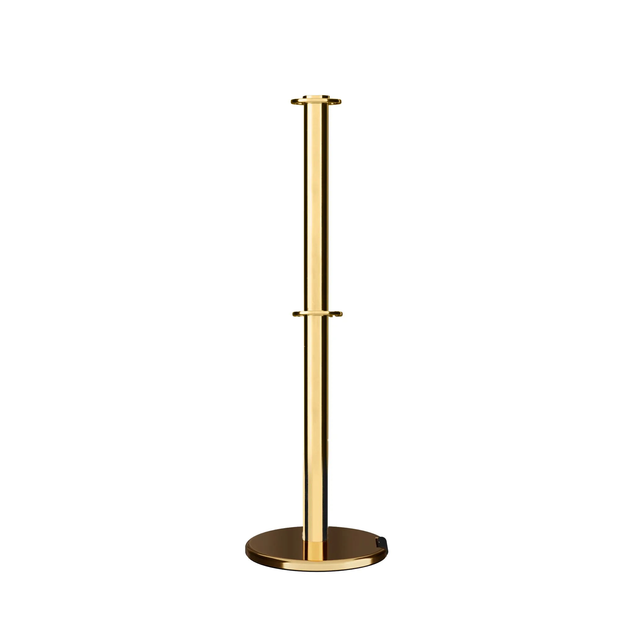 Flat Top Dual Rope Stanchion with Roller Base - Montour Line CELineD