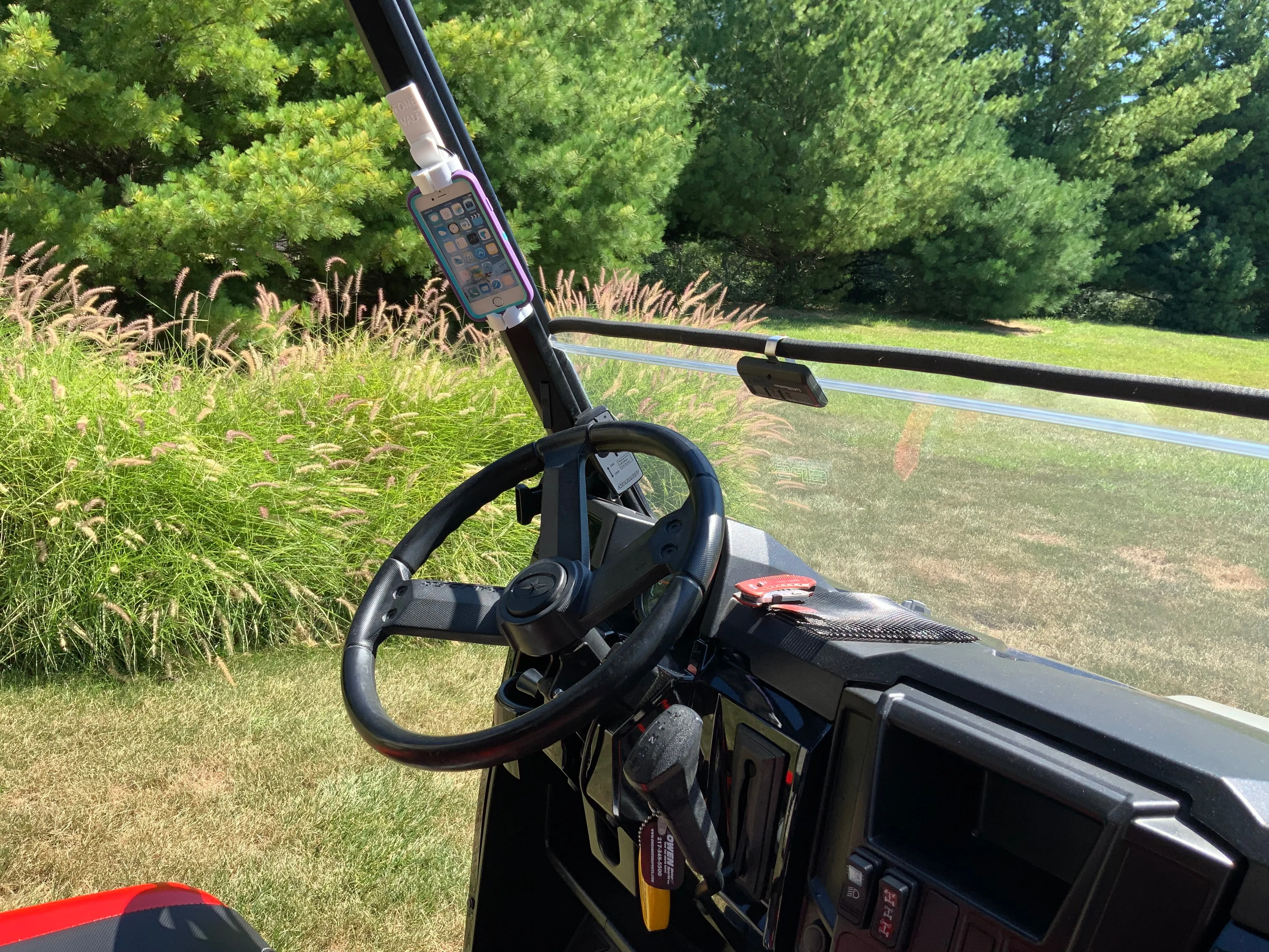 FONE VALĀ - Golf Cart/UTV/Boat Phone Holder - New for 2025