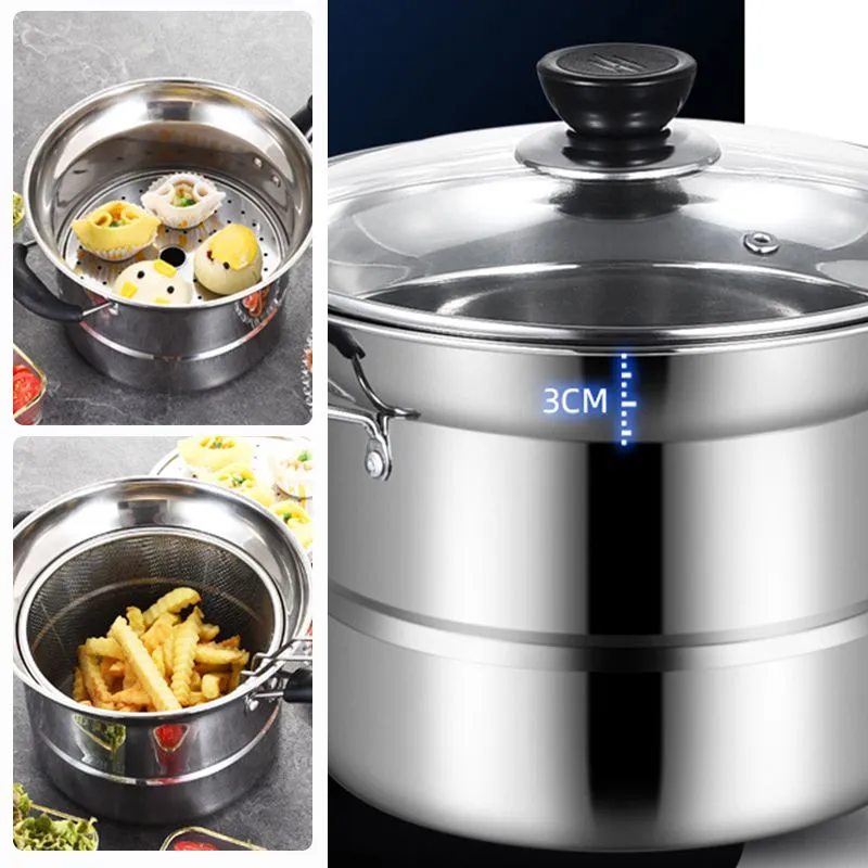 🔥Free Shipping🔥 Multi Purpose Stainless Steel Pot