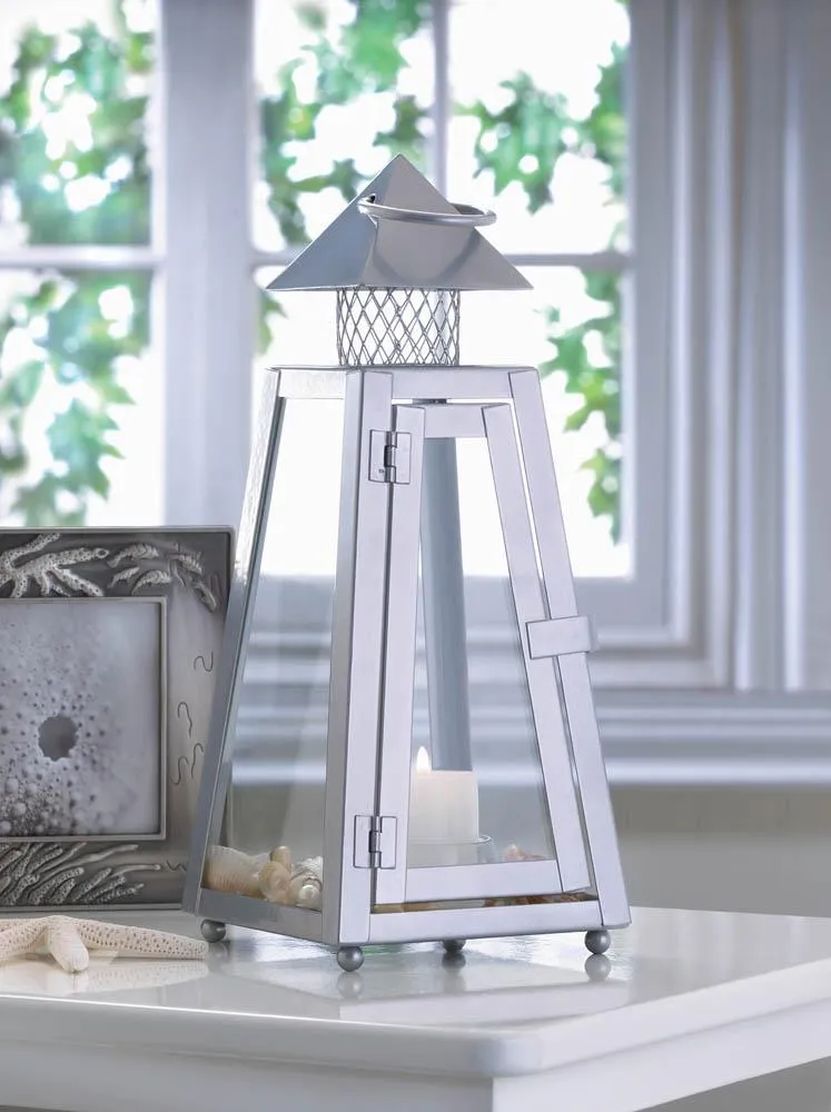 Gray Coastal Lantern