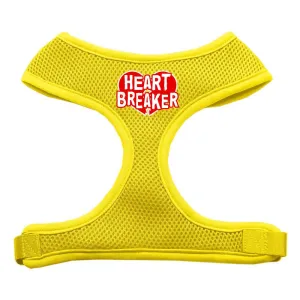 Heart Breaker Soft Mesh Harnesses Yellow Extra Large