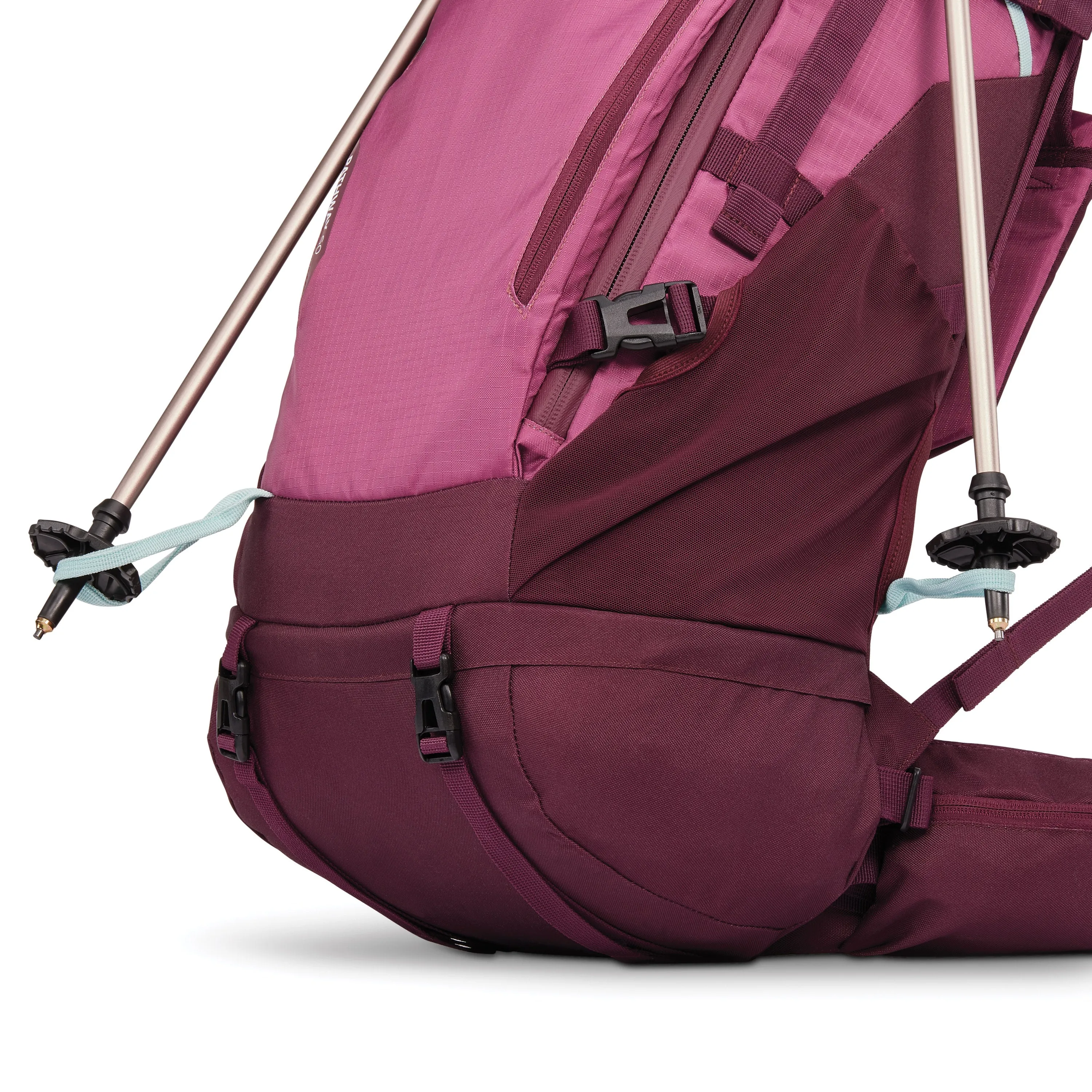 High Sierra Pathway 2.0 Womens Frame Pack 60L Backpack - Berry/Maroon