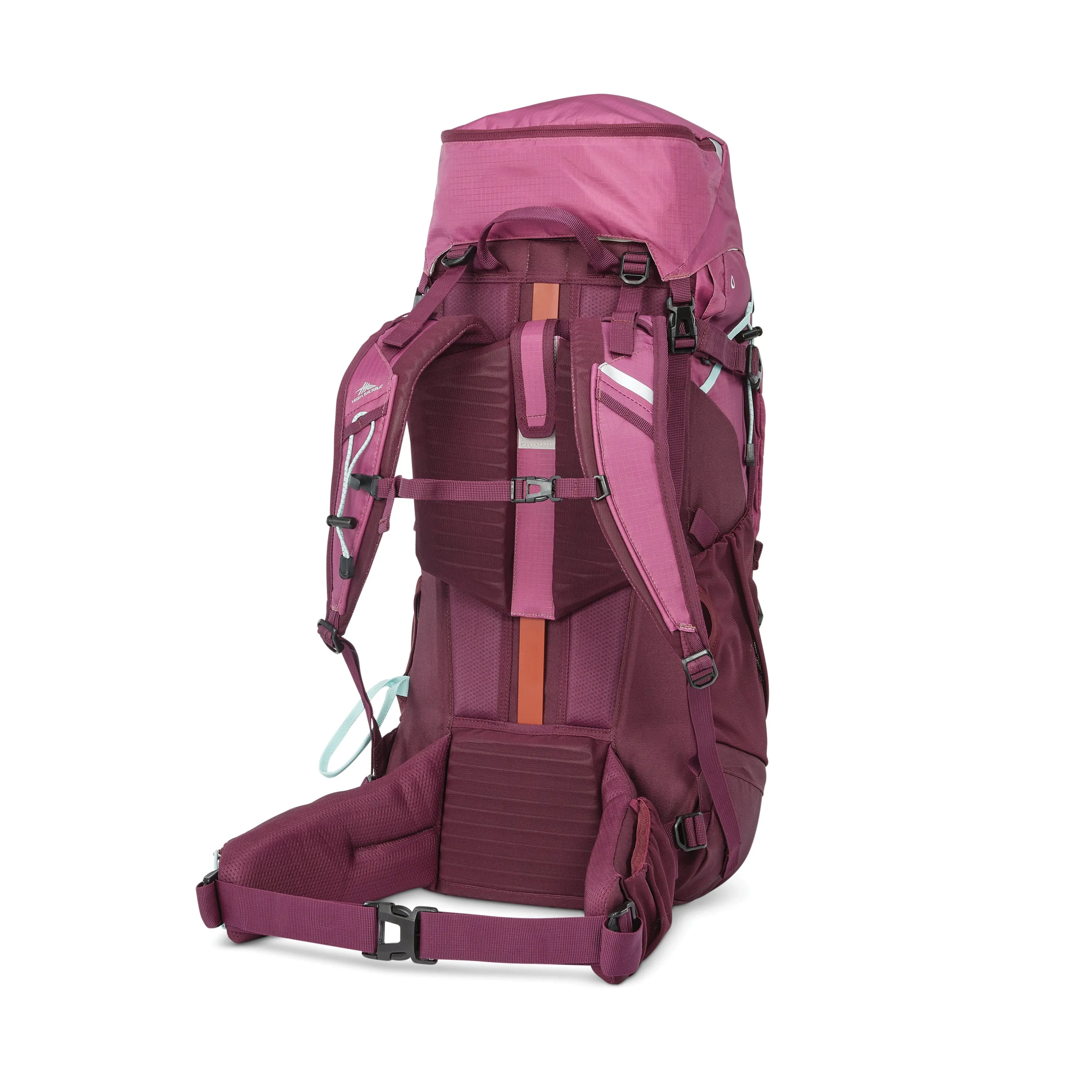 High Sierra Pathway 2.0 Womens Frame Pack 60L Backpack - Berry/Maroon