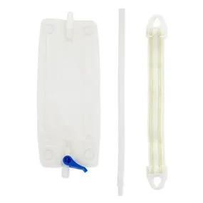 Hollister 9348 Urinary Leg Bag Combination Pack Medium 18oz (540ml) 10" (25cm) Long 4-1/4" (10cm) Wide