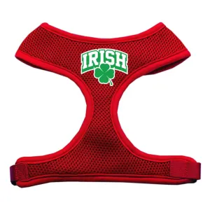 Irish Arch Screen Print Soft Mesh Harness Red Medium