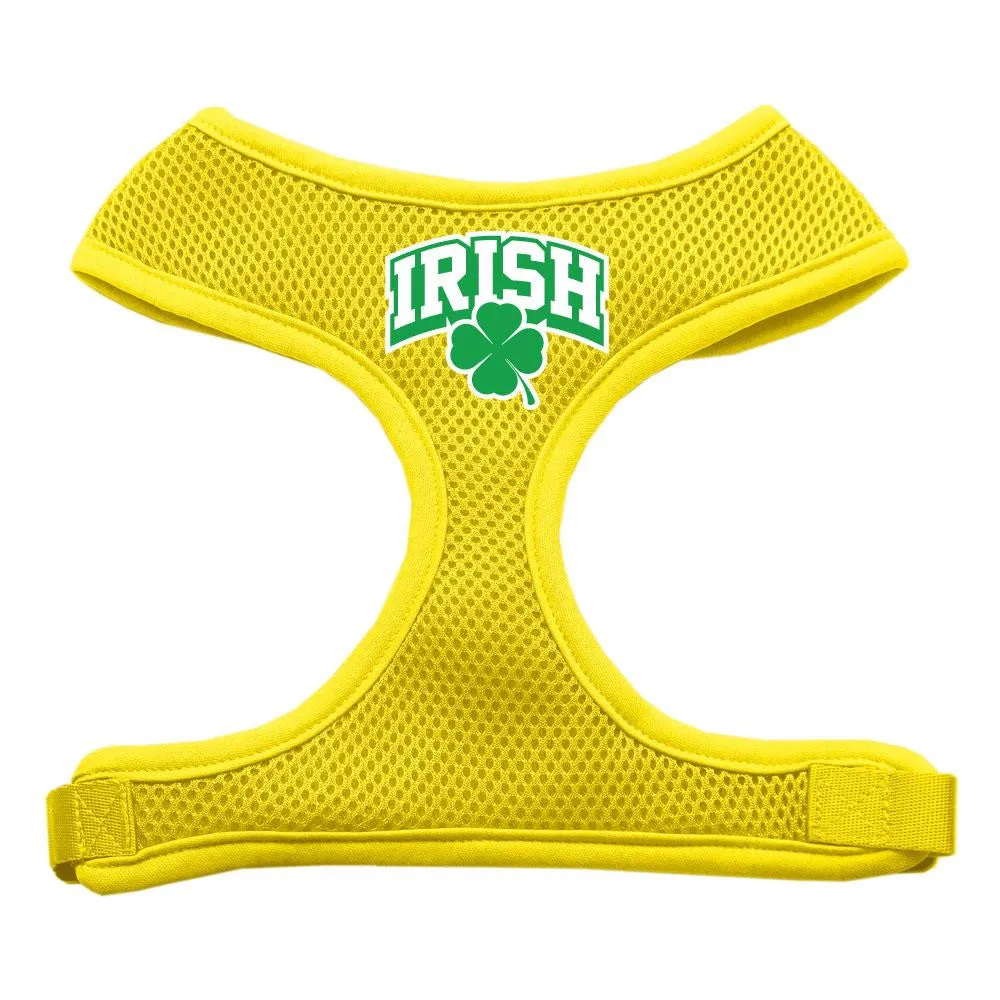 Irish Arch Screen Print Soft Mesh Harness Yellow Medium