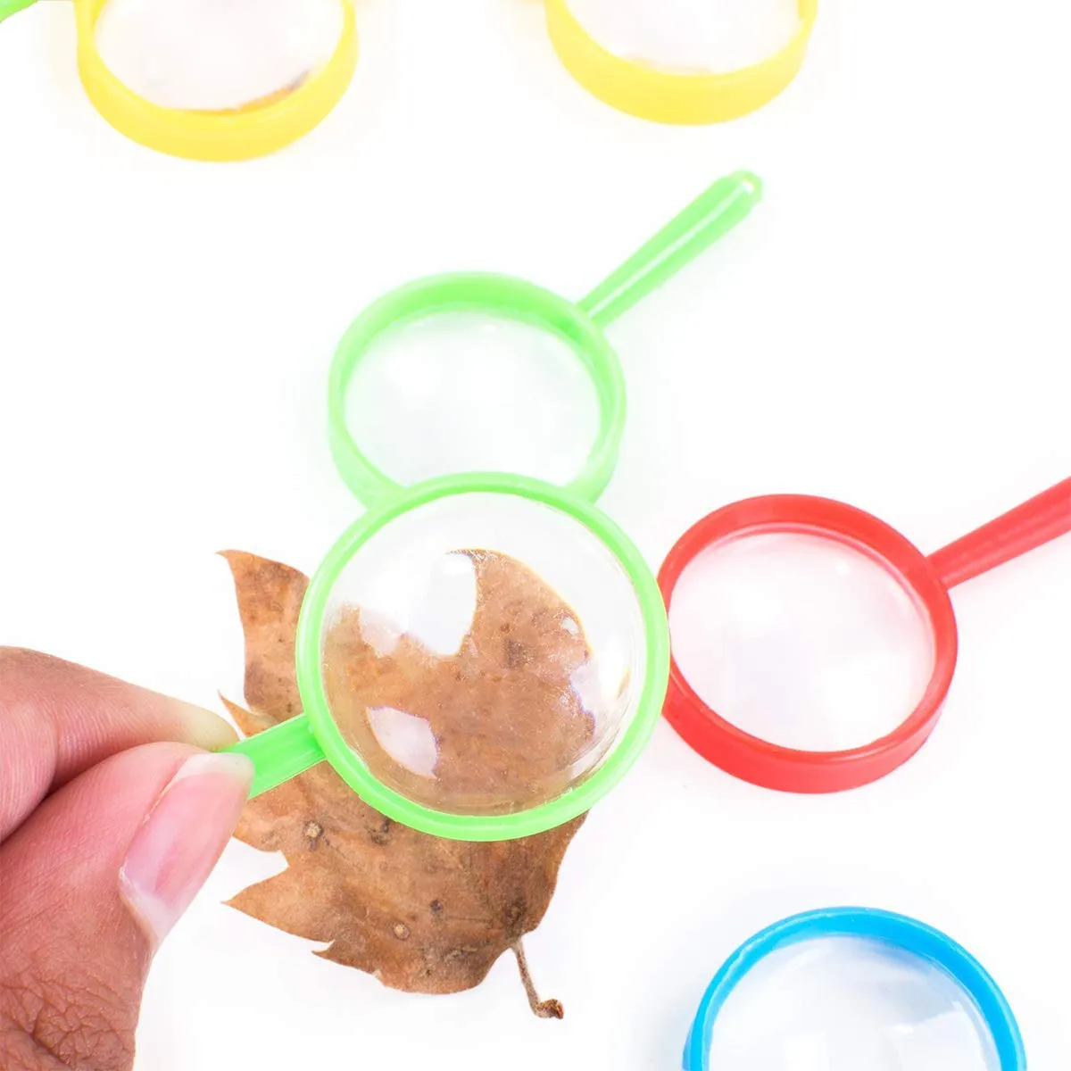 Kicko Mini Magnifying Glasses - 144 Pack - 1 Inch - for Kids, Party Favors, Stocking