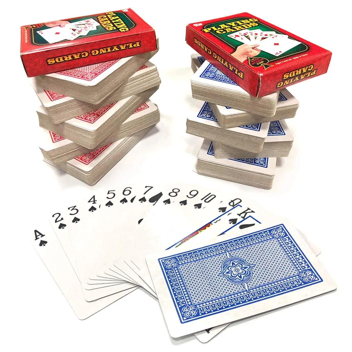 Kicko Playing Cards - 24 Pack - 2.25 x 3.5 Inches - for Kids, Party Favors, Stocking