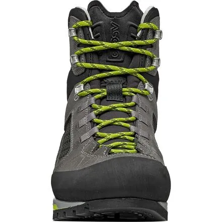 Men's Freney Evo climbing boots Asolo, Graphite/Green Lime color