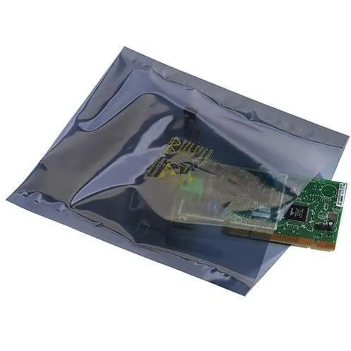 Metallic Static Shielding ESD Poly Bags. 10 x 18