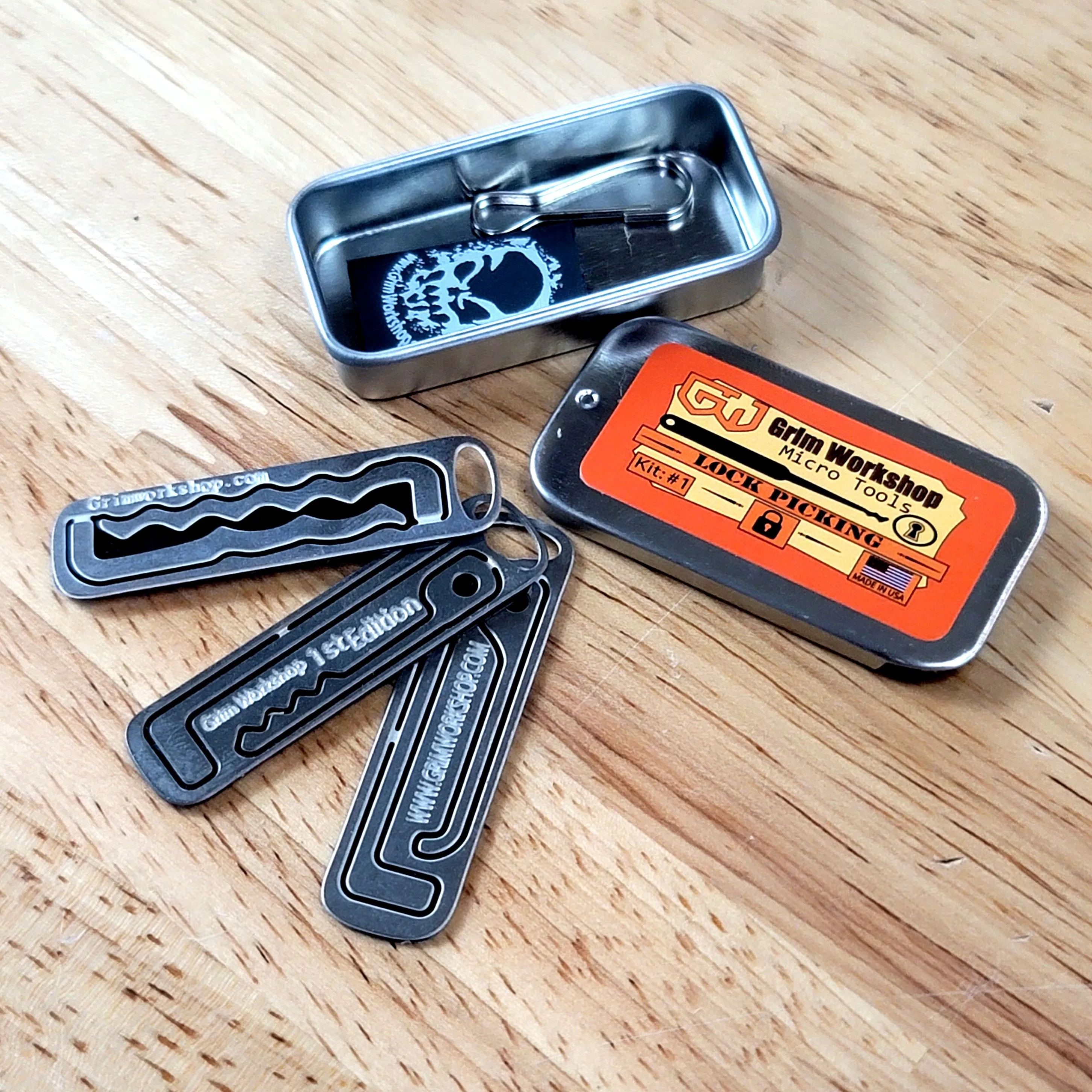 Micro Lock Picking Kit : Micro Size EDC Lock Pick set