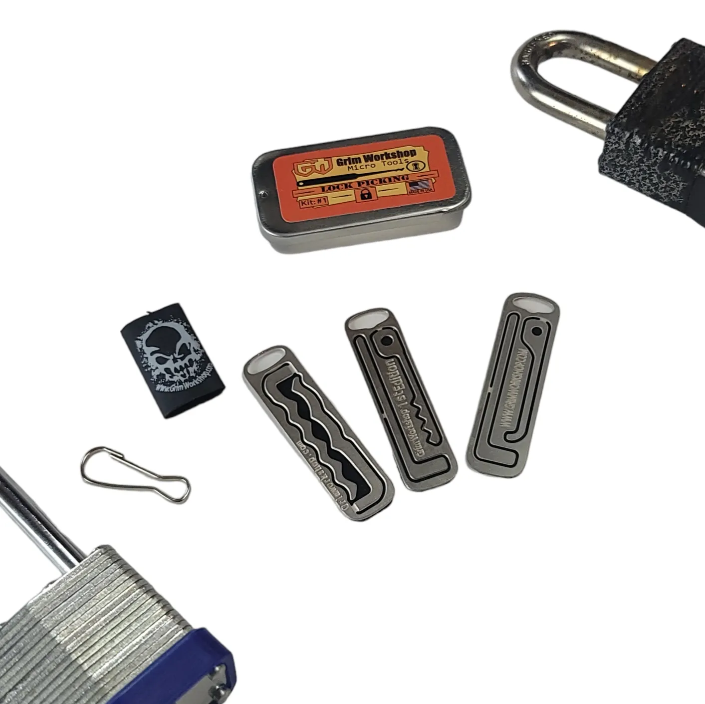 Micro Lock Picking Kit : Micro Size EDC Lock Pick set