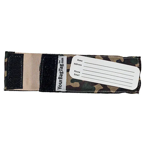 Mini Camouflage Luggage Tag