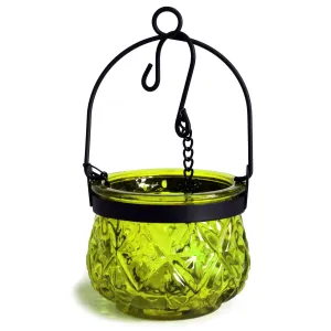 Moroccan Style Hanging Candle Lantern - Moss