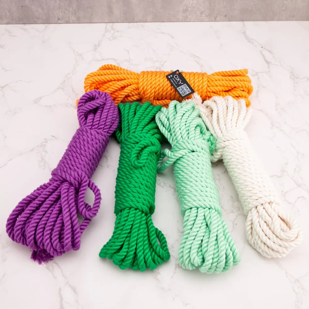 Multi Color Bamboo Silk Bondage Rope - 8 meters