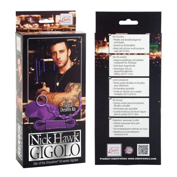 NICK HAWK GIGOLO SINFUL DESIRES KIT