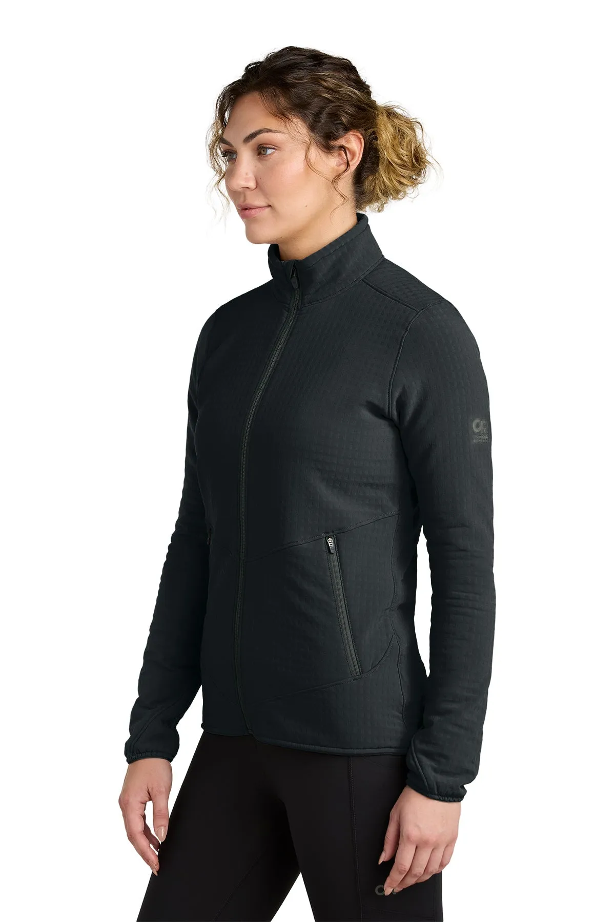 Outdoor Research Womens Grid Soft Shell Custom Jackets, Black