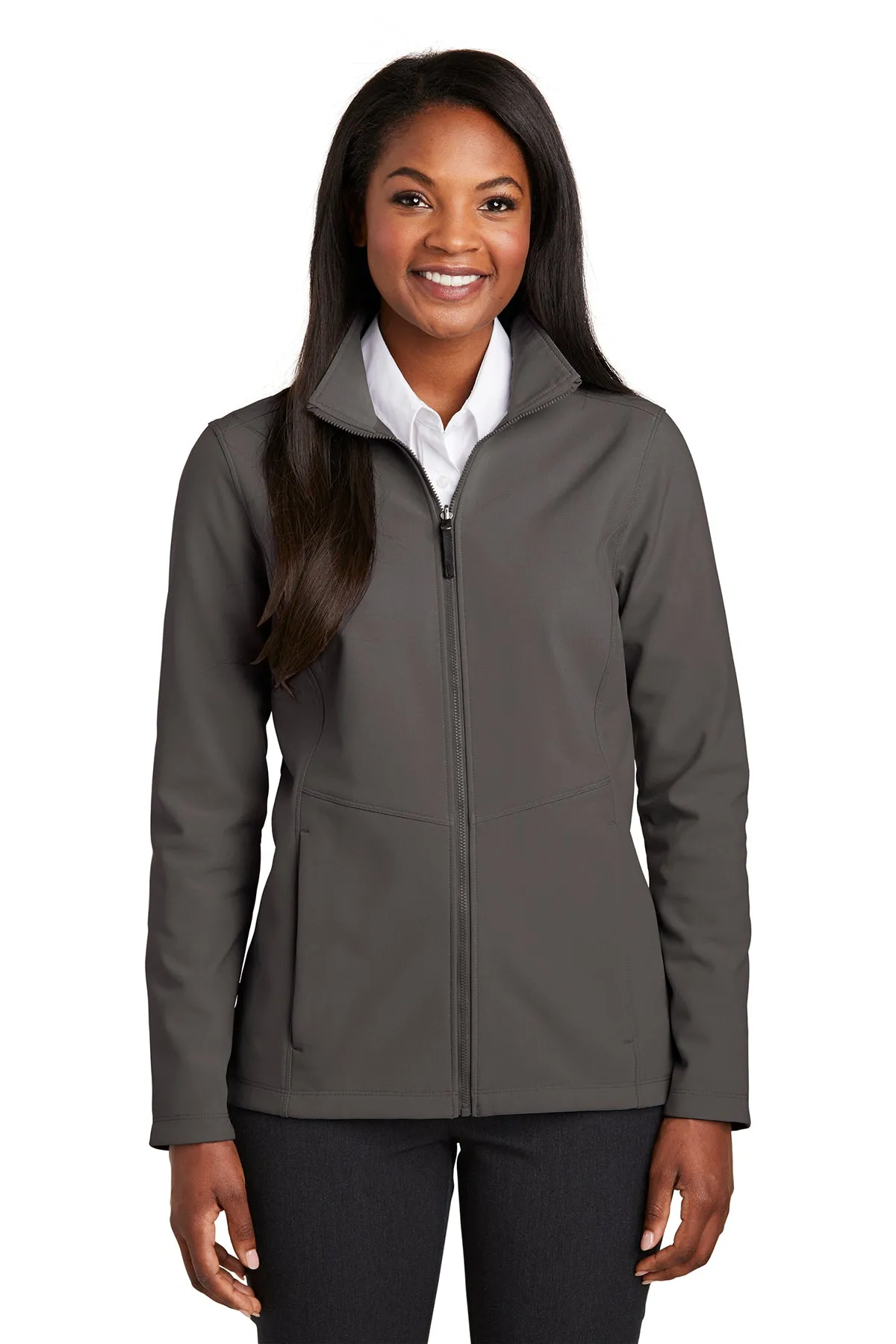 Port Authority Ladies Collective Customized Soft Shell Jackets, Graphite