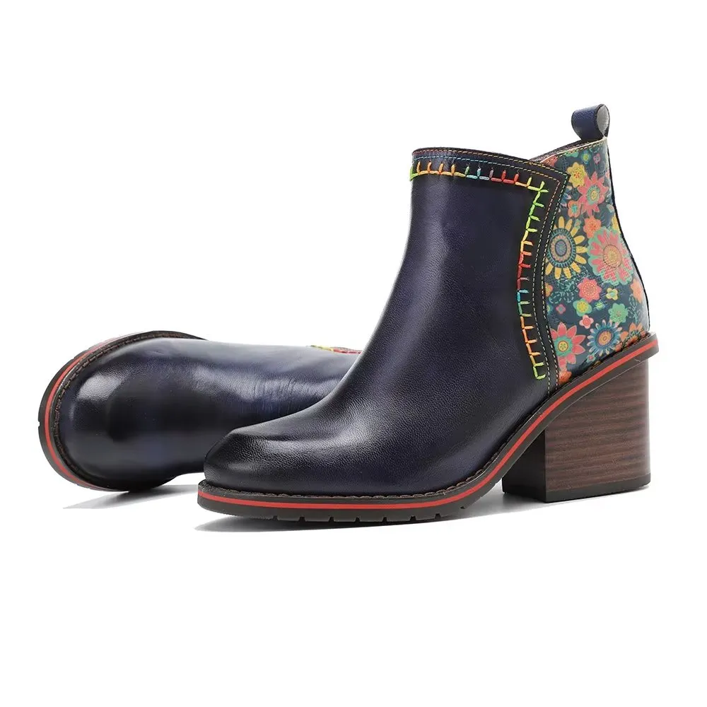 RetroChic Zip Comfort Heeled Boots