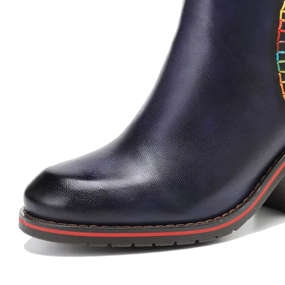 RetroChic Zip Comfort Heeled Boots