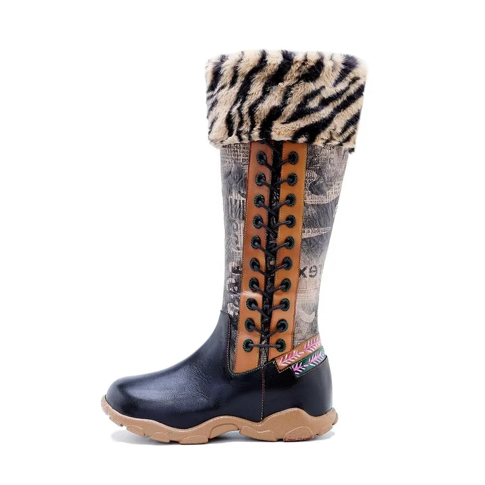 RetroChic Zip Comfort High Boots