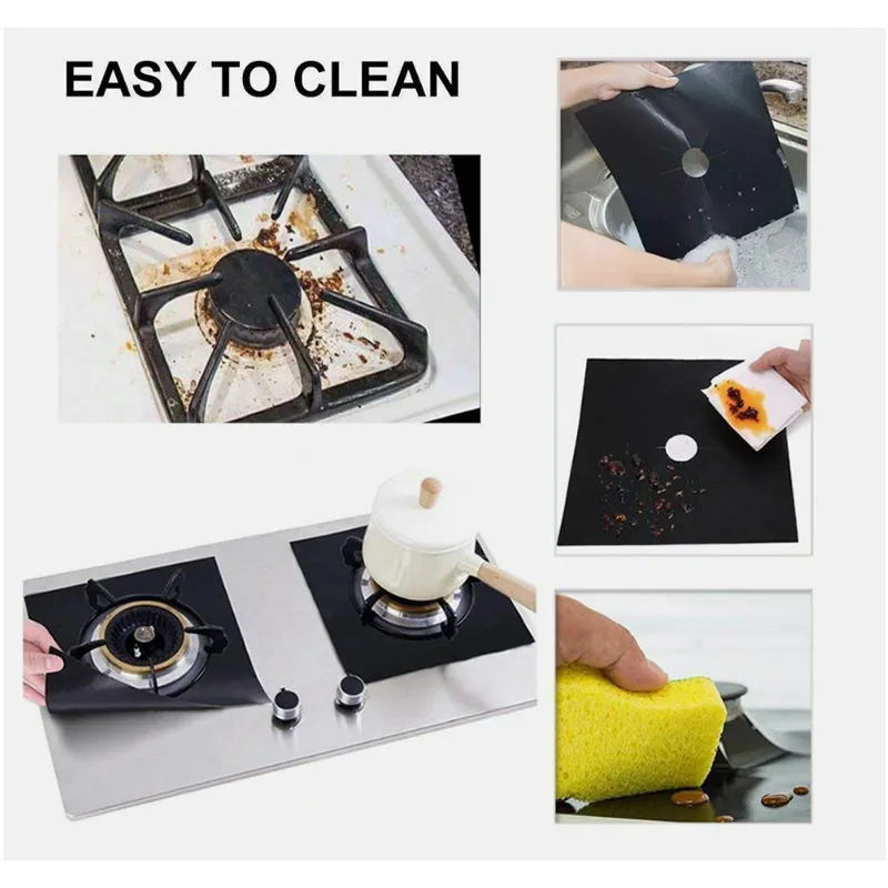 Reusable Gas Stove Burner Covers And Gap Cover Set Rv-122