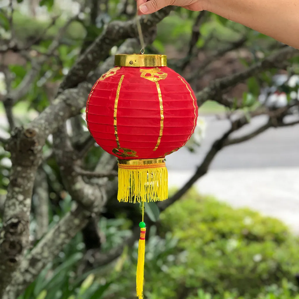 Small Chinese Lanterns (20cm) - pack 2 nylon lanterns