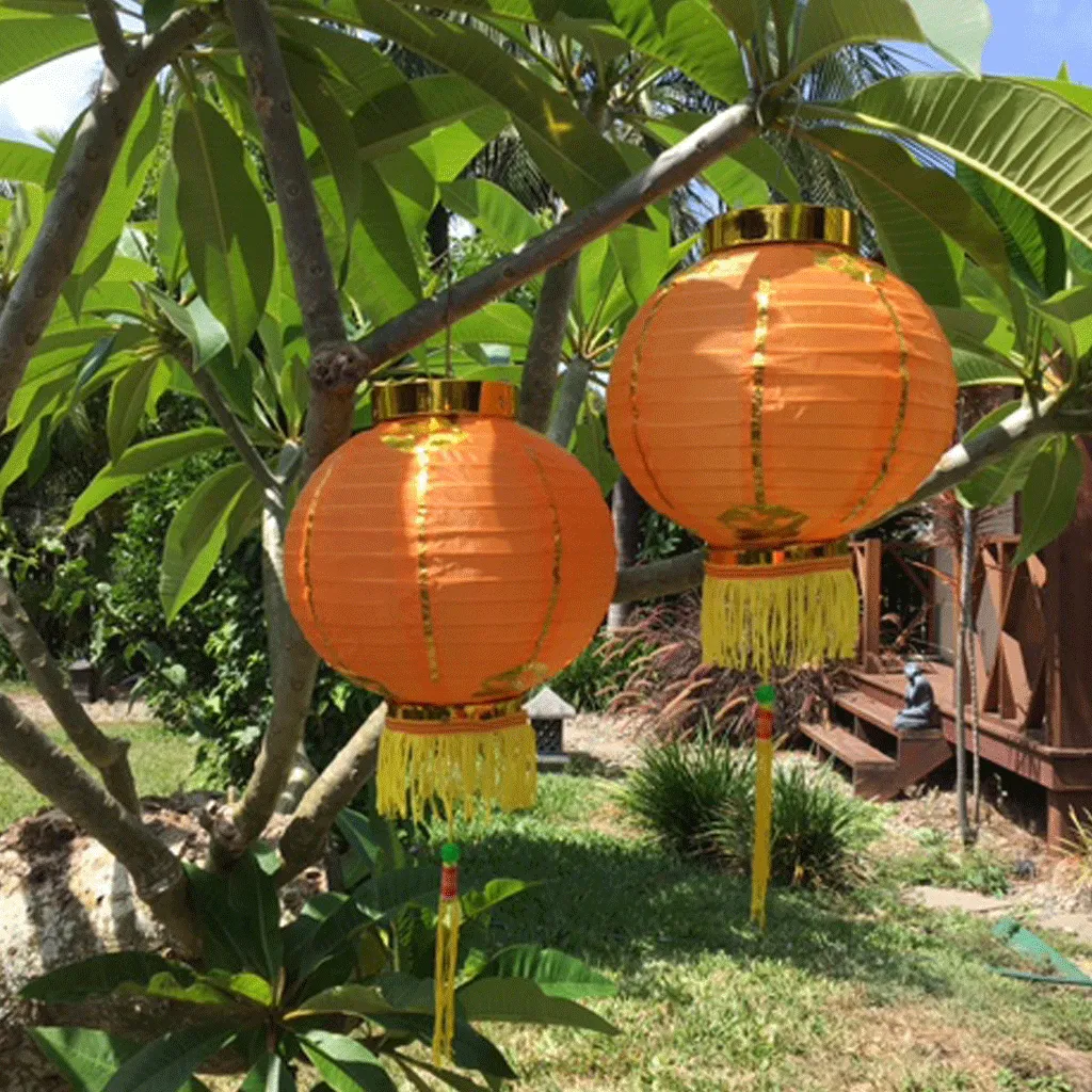 Small Chinese Lanterns (20cm) - pack 2 nylon lanterns